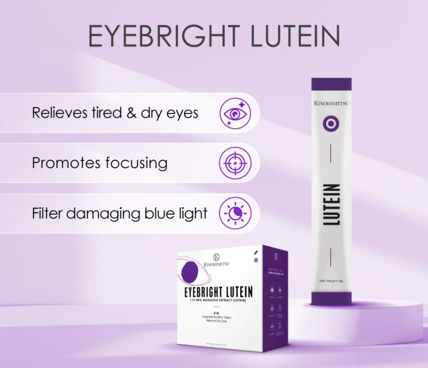 Kinohimitsu Eyebright 30's - Lutein Strengthen Eyesight