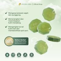 Gambar Golden Viera Soap 35gr - 5 pcs [Sabun Multifungsi bisa mengatasi jerawat di Wajah dan Punggung] dari GOLDEN VIERA OFFICIAL Kab. Sidoarjo 2 Tokopedia