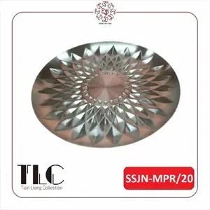 TLC Serving Plate, Retro S/S / Piring Sajian Cantik #SSJN-MPR