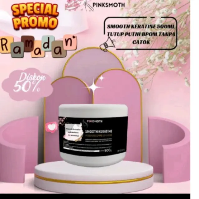 PINK SMOOTH KERATIN PELURU RAMBUT, PERAWATAN RAMBUT/PINK SMOOTH ( COD) Smoothing Bersihkan Haircare 2