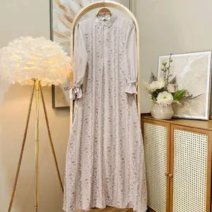 Ellena Dress Gamis Wanita Rayon Motif Mix Rayon Jaguard Lembut Adem Nyaman Daily Bumil dengan Desain Elegan dan Warna Soft Mewah Syari Lebaran Muslim outer abaya elegan hitam meisya