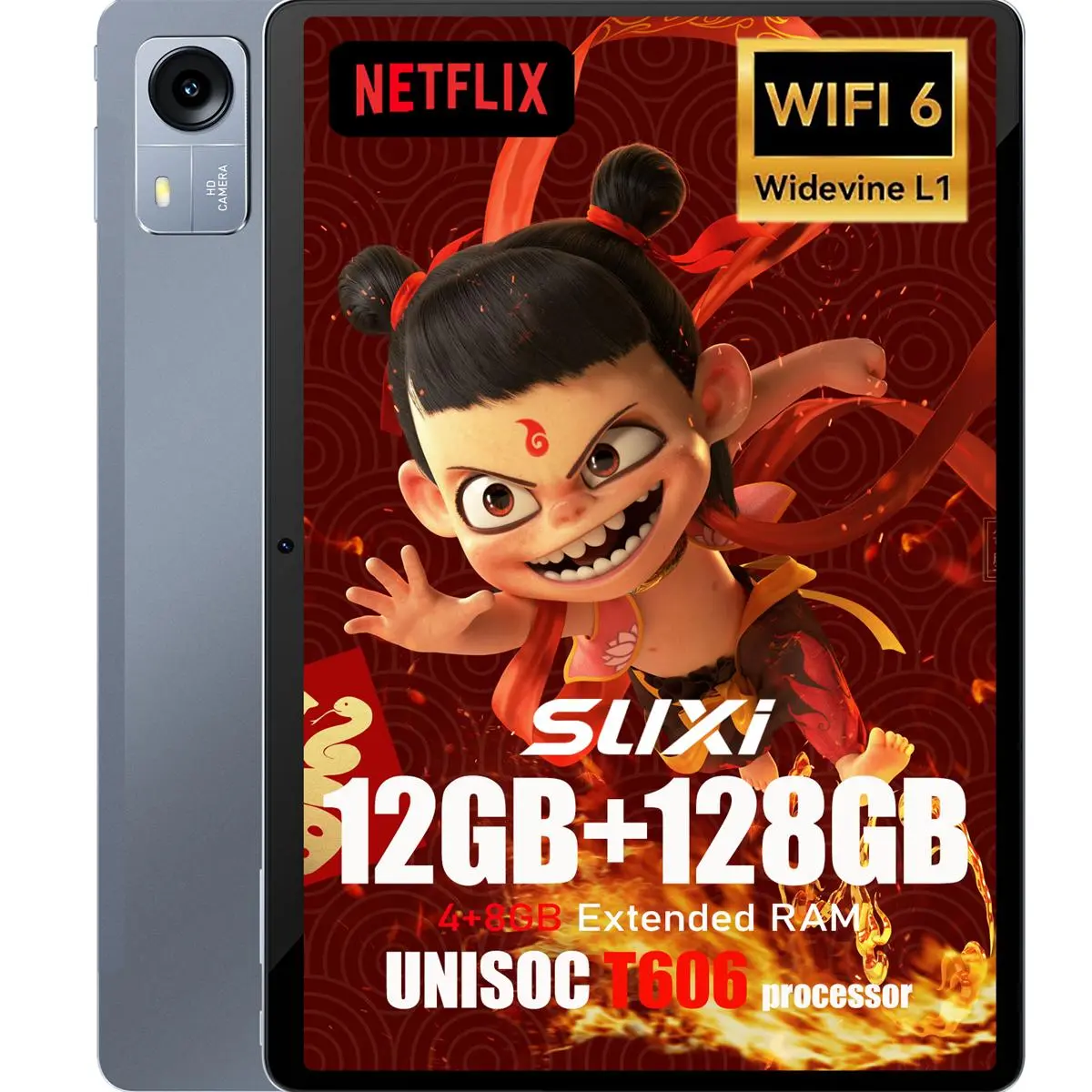 SUXI Poker A3(12GB+128GB) IPS Screen Dual Speakers AI Assistant Learning Center for Kid 4G Network