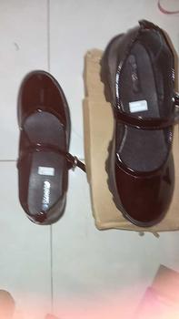 Product Review of Sepatu loafers wanita sepatu Loly MJ Hitam Putih Shoes Sandal Sendal fantofel  korea from s**n 2