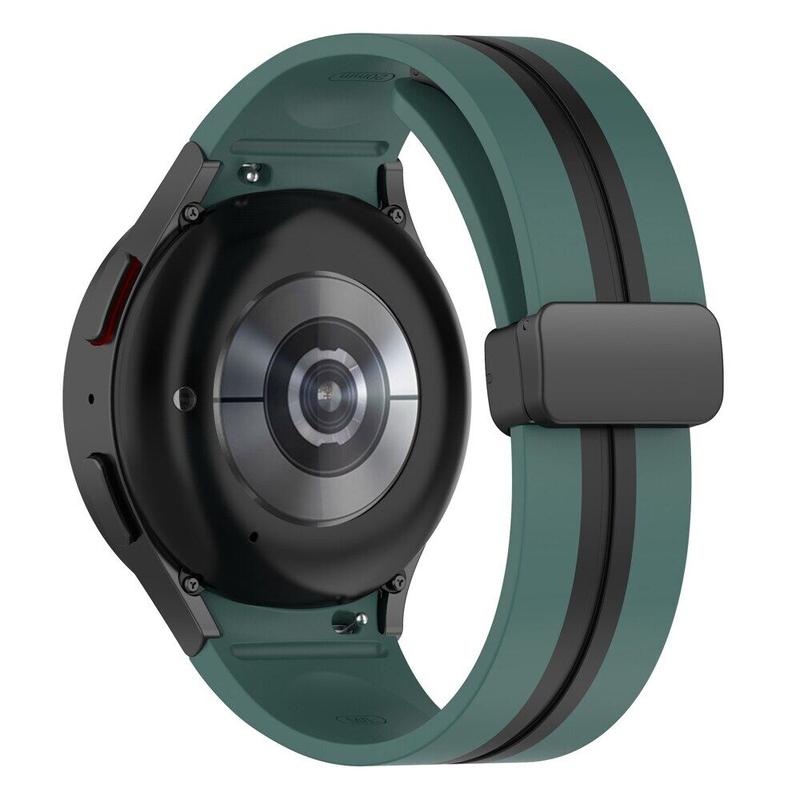 Product Introduction of Silicone Magnetic Buckle Strap for Samsung Watch 4/5/6 40 44mm Watch 5 Pro 45mm Band for Galaxy Watch 4 Classic 42 46mm Watchbands 35