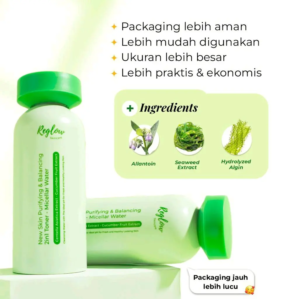 reglow 2in1 toner + micellar water