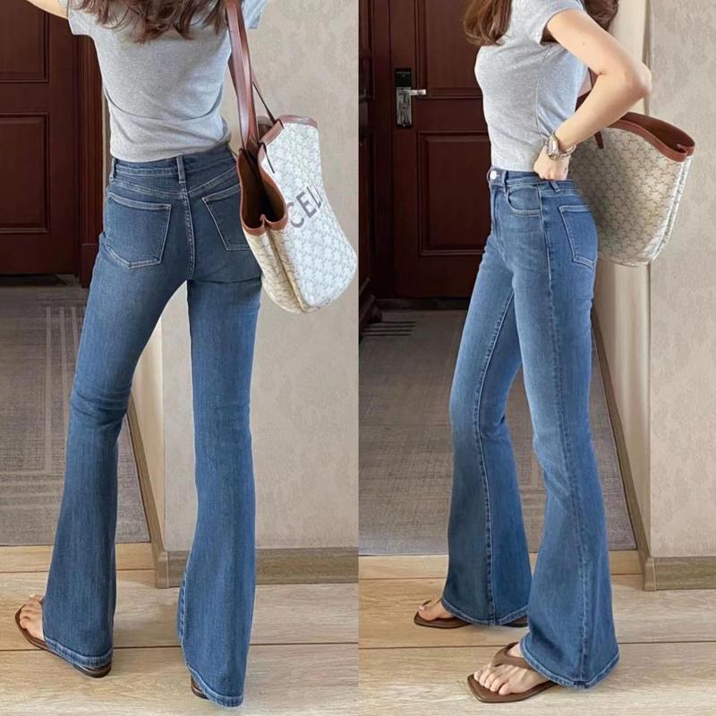 Kivi Garment Jeans Cutbray Wanita Highwaist Jeans Cutbray Stylish, Cutbray Denim, Sentuhan Flare Klasik,Celana Wanita, Celana Panjang Stretchy (Melar) 7