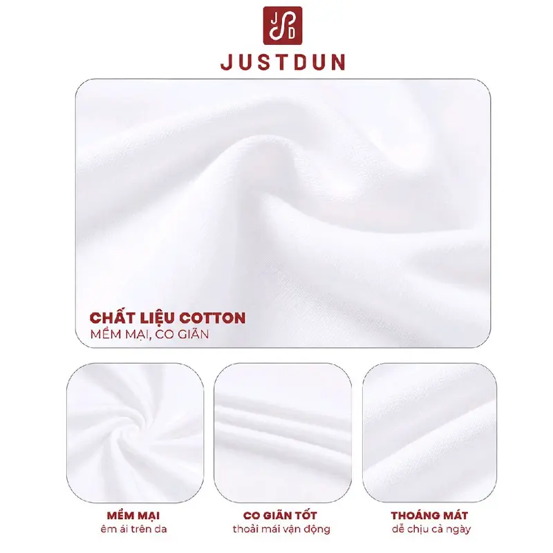 ( Signature ) Áo Thun Nữ Basic Cổ Tim Trơn JUSTDUN A2 – Chất Cotton Lông Mịn Cao Cấp, Co Giãn 4 Chiều | BigBuy360 - bigbuy360.vn ( Signature ) Áo Thun Nữ Basic Cổ Tim Trơn JUSTDUN A2 – Chất Cotton Lông Mịn Cao Cấp, Co Giãn 4 Chiều | BigBuy360 - bigbuy360.vn