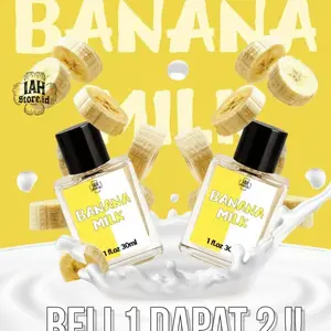 BELI 1 DAPAT 2!! BANANA MILK PARFUM PRIA & WANITA EDP 30ML - IAHSTORE