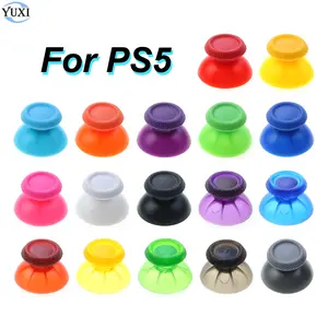 PRODUK TERBARU! YuXi 1pc 3D Analog Thumb Stick Joystick Caps For PS5 Controller Thumbstick Grip Cover For P5 Handle Game Accessories