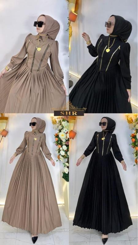 SHR MAXI DRESS PRINCES SALUR WOLPIS ORI SHR 100% KODE GAMIS INCESS Dengan Desain Elegan dan Nyaman