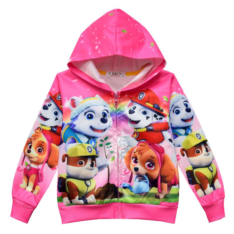Product Introduction of Girls Cartoon Dogs Jacket Girls Spring And Autumn Coats 6