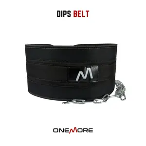 ONE MORE Premium Dip Belt Sabuk Pull Up Pemberat Belt Dips