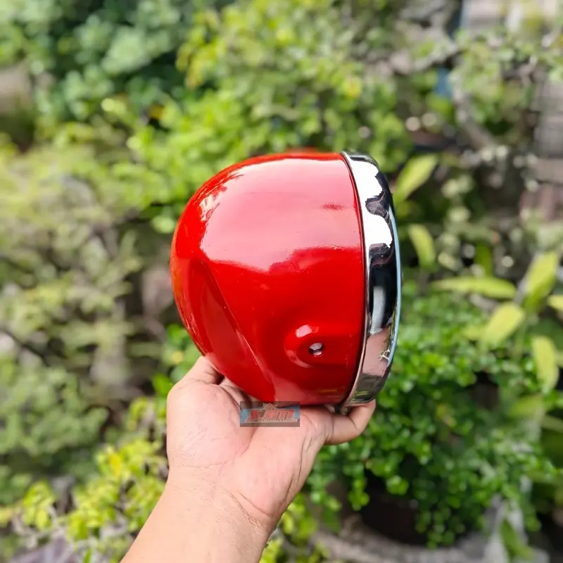 Batok Lampu CB125 Press Full Besi Lis Krom pnp Lampu 5'75inc 2