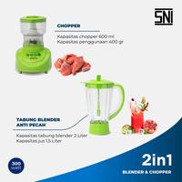Gambar MIYAKO CH-501 PF/AP Blender Chopper 1.5 dari Miyako Home Appliances Kota Administrasi Jakarta Utara 2 Tokopedia