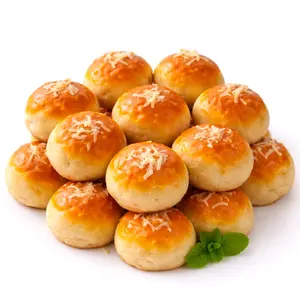 Nastar Topping Keju Rasa Gurih Cruncy Full Selai Nanas Manis Segar Khas Nanas Kelud Kemasan Tinwall 500ml