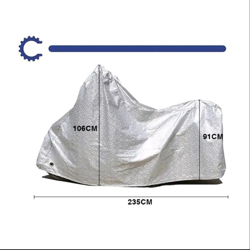 Product Introduction of Bạt phủ xe máy , bạt trùm xe máy vải dù tráng nhôm 3 lớp 1