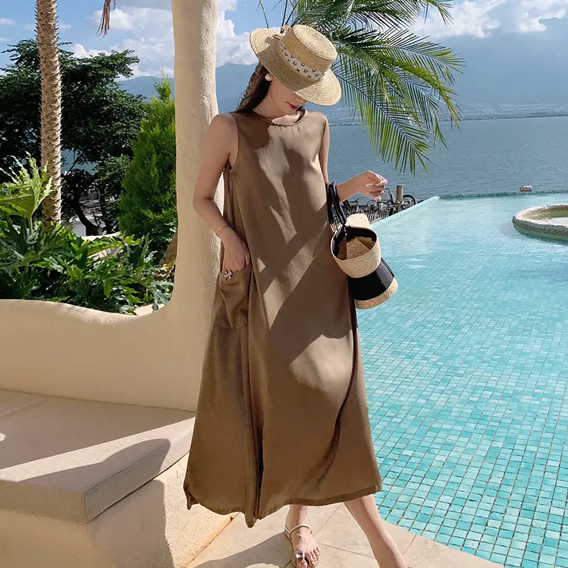 New sleepveless camisole vest dress for women