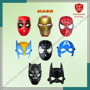 Mainan topeng anak karakter superhero batman deadpool captain america wolverine blackpanther