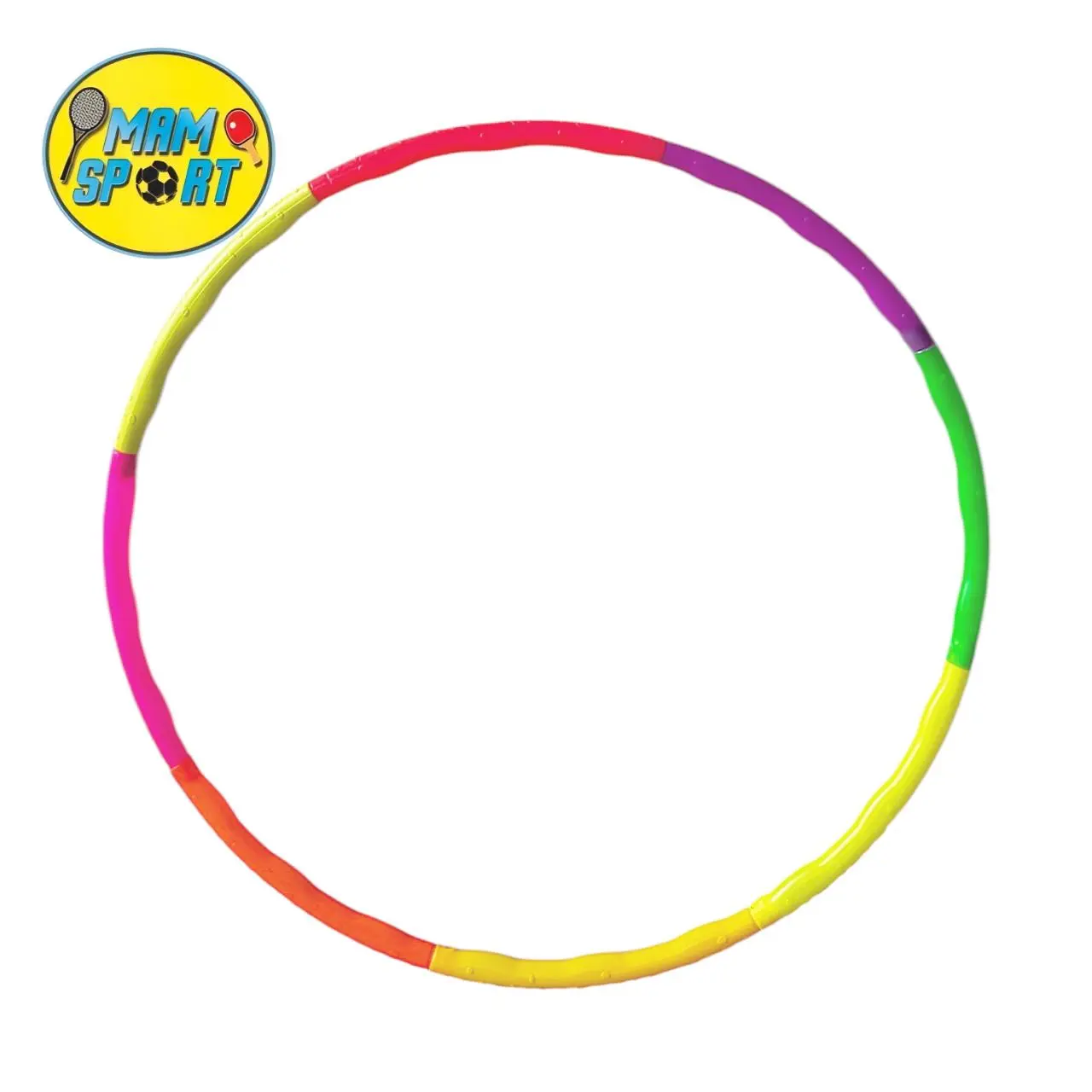 Hulla Hoop HullaHoop Color Plastik Alat Olahraga Pinggang BONGKAR PASANG 8Pcs KECIL