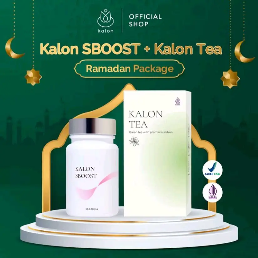[PAKET BUNDLING] ORIGINAL KALON SBOOST & KALON TEA PREMIUM