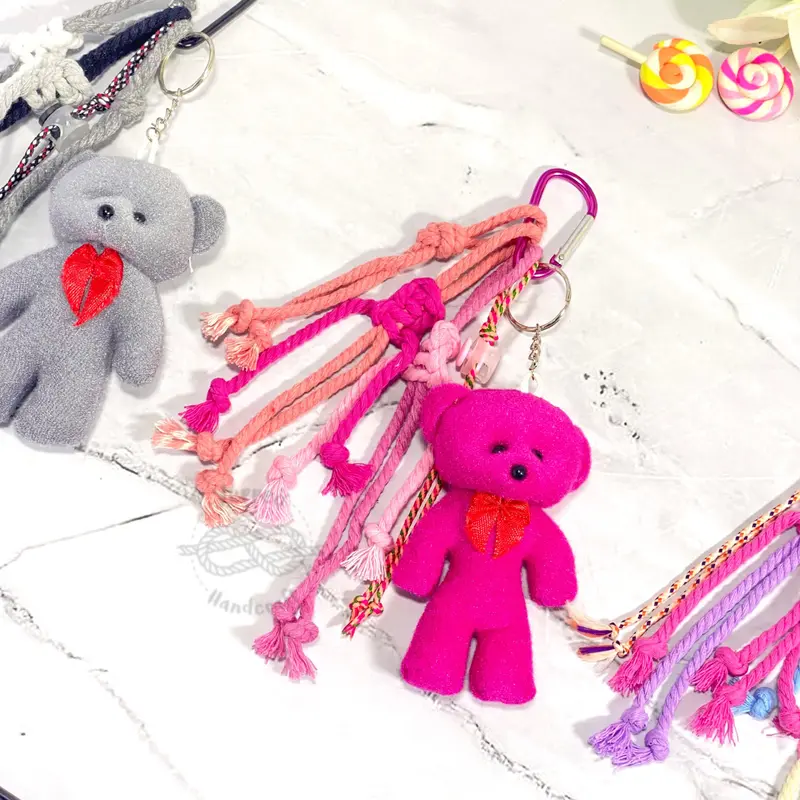 Bag Charm Boneka Keychain Gantungan Kunci Aksesoris Tas 3