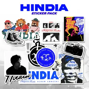 14pcs Sticker HINDIA Pack | Stiker HP Laptop Helm Motor