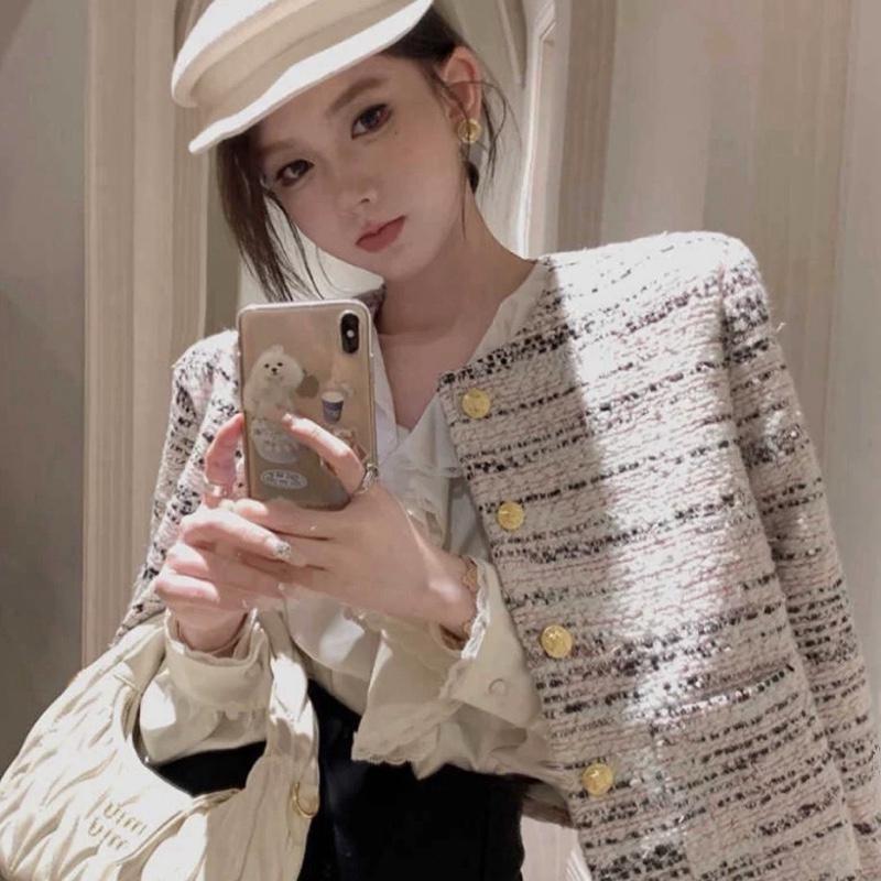 LAN ANH Áo dạ Đan Hồng xinh xỉu mix màu Phối cúc đồng đủ size Hàng Hàng Châu cao cấp