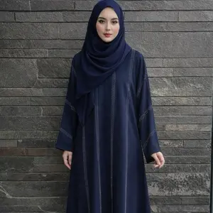 Abaya Arabian Balqis Material Fortaleza Abaya Tranding Lebaran Desain Elegant Bahan Halus