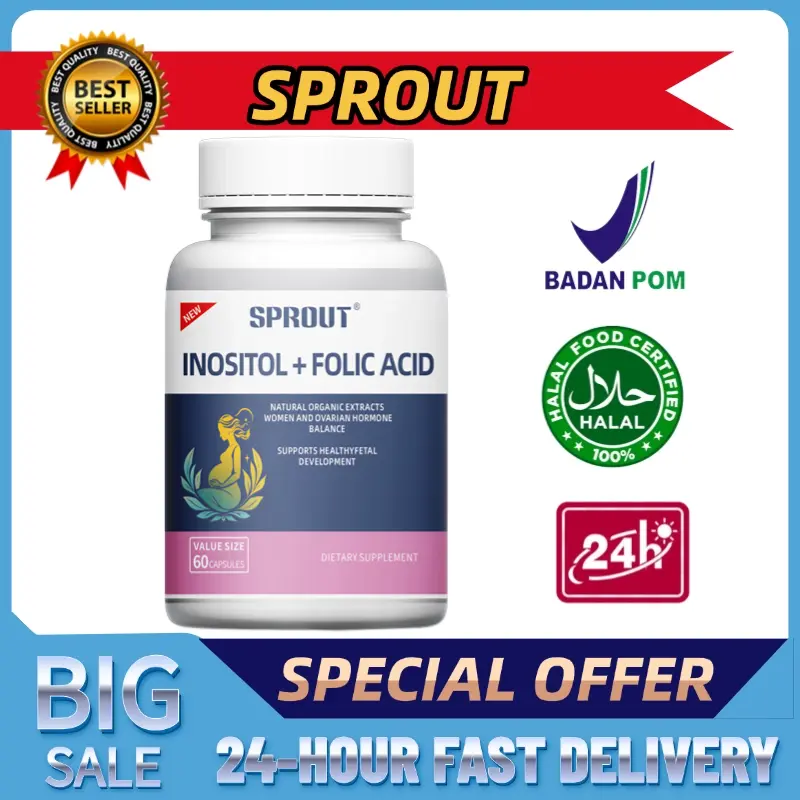 Inositol + Asam Folat, suplemen yang mendukung kesehatan reproduksi wanita dan keseimbangan hormon