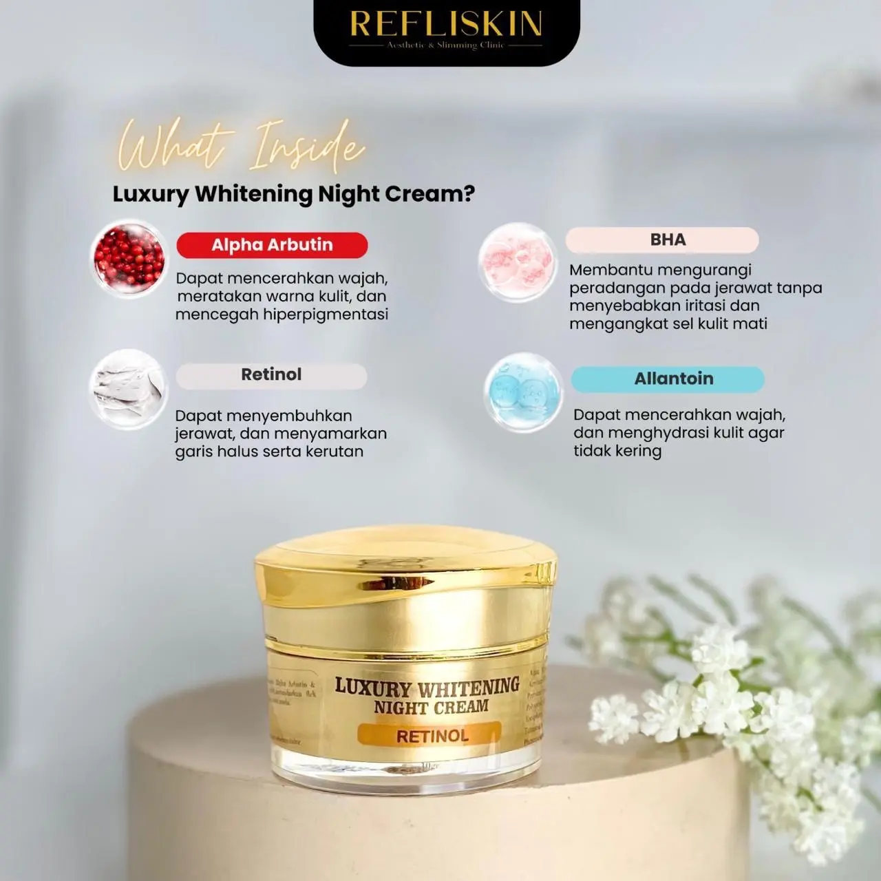 NIGHT CREAM LUXURY REFLISKIN