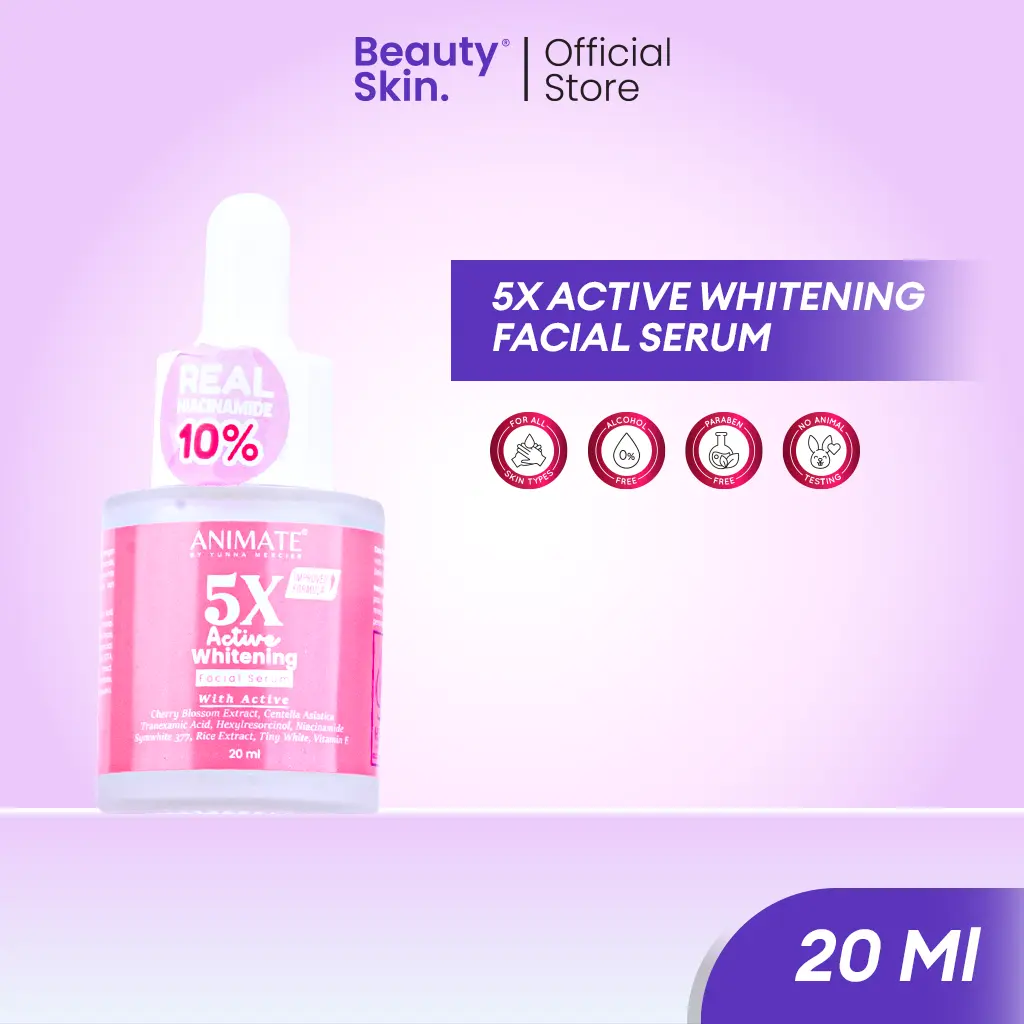 Animate 5x Active Whitening Facial Serum 20 ml