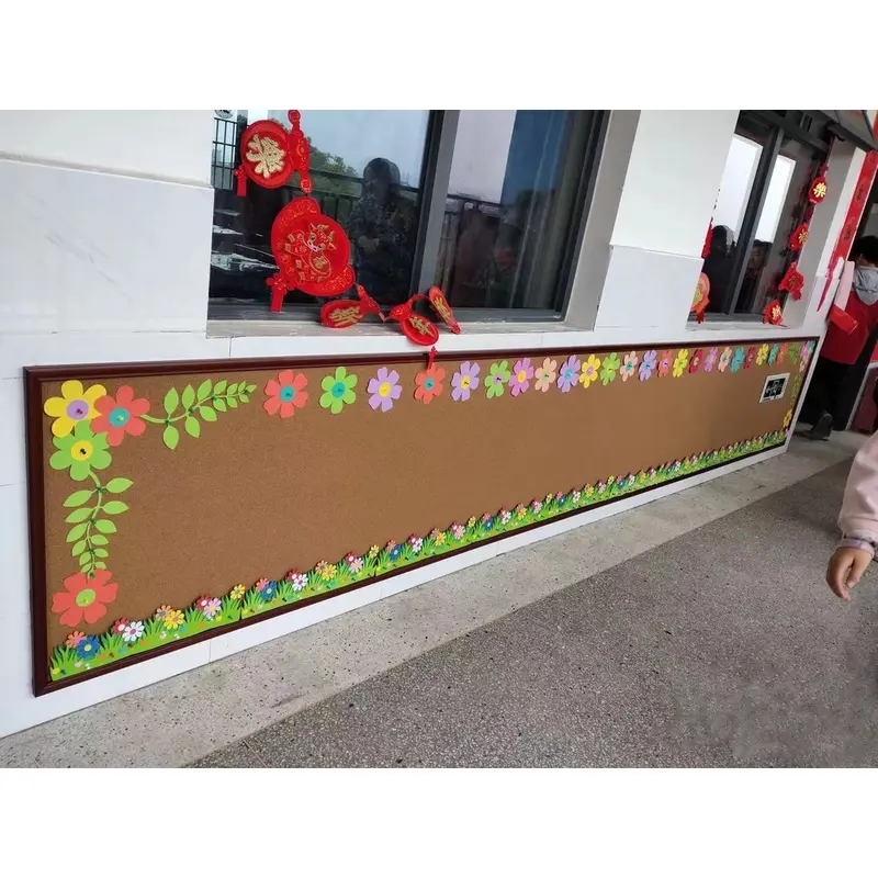 JoyWorld Stiker Dinding Busa EVA 3D Bunga Ruang Kelas Taman Kanak-kanak Rumah Mainan DIY Buatan Sendiri Untuk Anak-Anak Pembelajaran Awal 7