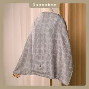 APRON MENYUSUI | NURSING COVER | BOONABOO SIENNA NURSING APRON MOSS GREEN