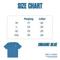 Gambar CLUB of 1986  16s T-SHIRT MINI 4WD DYNAMO BLUE / Kaos Tamiya Mini 4WD Retro Vintage Cotton 24s - BLUE, M dari Club of 1986 Kota Bandung 5 Tokopedia