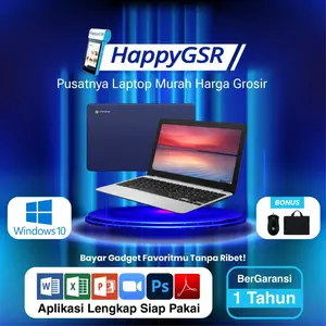 (AS10) LAPTOP Slim Windows10 RAM 4GB SSD 64GB LAYAR 12"in BATRE TANEM