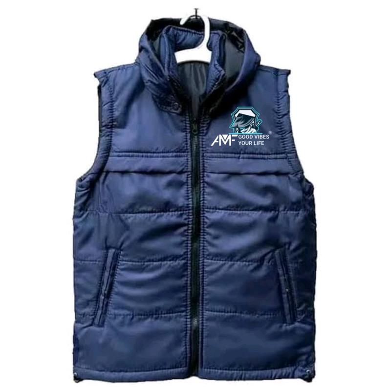 rompi pria  jaket rompi  dewasa  jaket Rompi Hitam Polos Navy 4