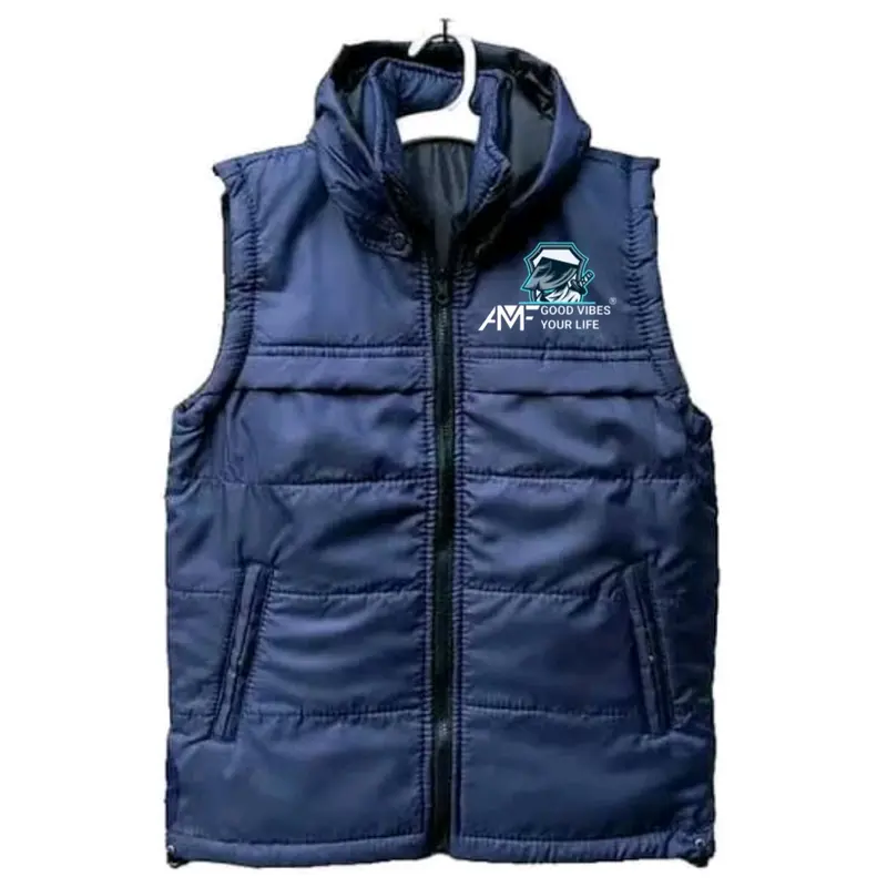 rompi pria  jaket rompi  dewasa  jaket Rompi Hitam Polos Navy 4