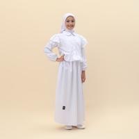 Gambar Applekidz Gamis Syari Manasik Anak Perempuan Remaja Tanggung KALIS Bordir Putih Bersih - Putih , Size 8 dari Applekidz Indonesia Official Kota Bandung 3 Tokopedia