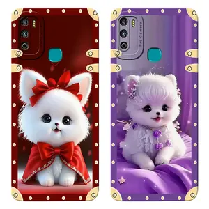 Case Compatible for Infinix Hot 9 / 10 / 11 / 12 / 20 / 30 Play / Hot 8 / 9 / 10 / 11 /Hot 12i / Hot 20s Kesing Pelindung Kamera Softcase Macaron Prokamera Lentur Elegan dan Nyaman