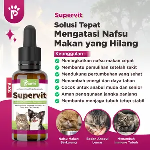 Suplemen Penambah Nafsu Makan Hewan Vitamin Anjing Kucing