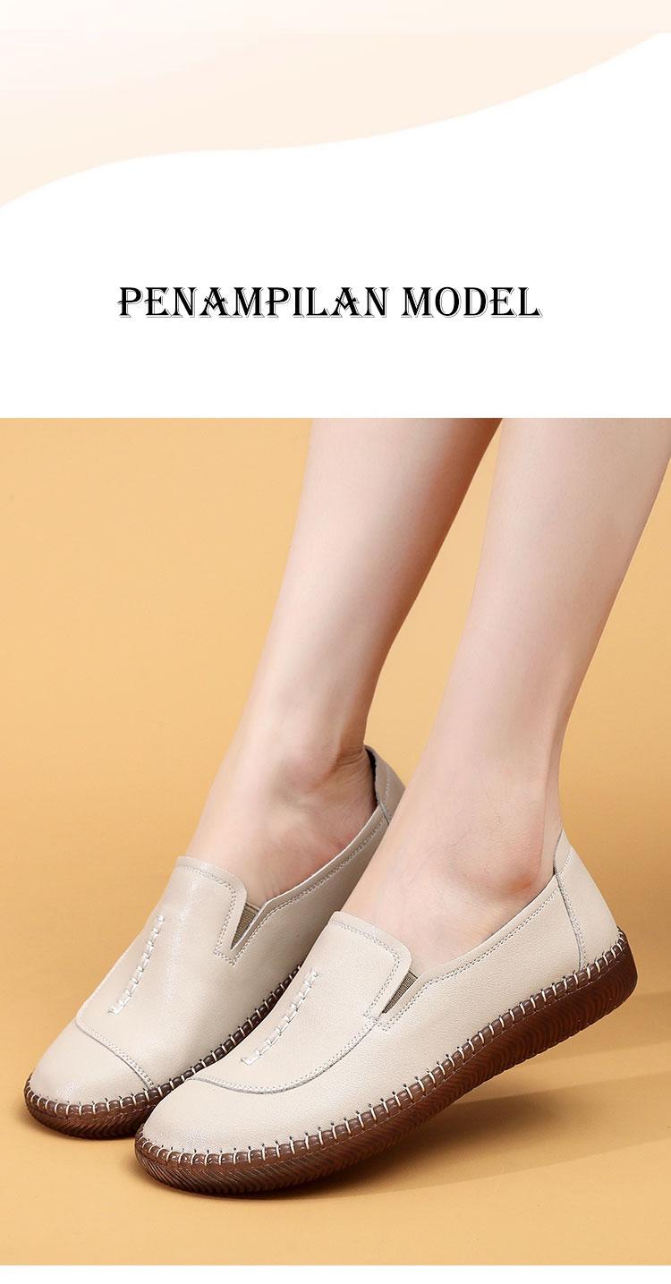 CXGK  Flatshoes - Sepatu Datar Wanita Hitam untuk Kerja (Office Lady) & Gaya Harian | Desain Korea Berkelas