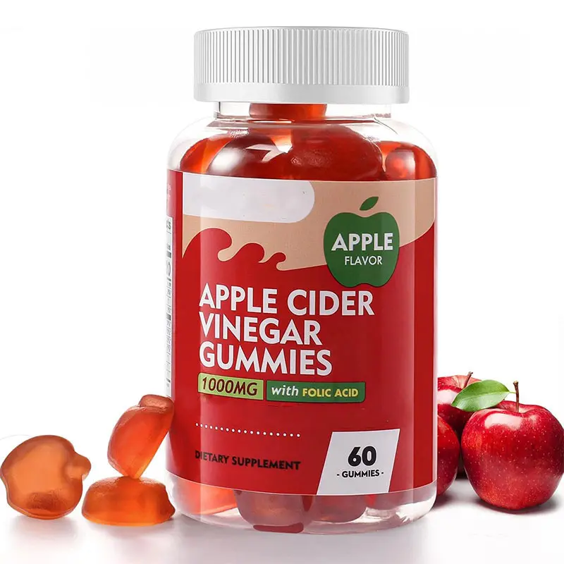 Ready Stock CareLeaf ACV Gummies 1000mg IApple Cider Vinegar I Vitamin B12 I Vegan I 60pcs |SG Local Fast Ship