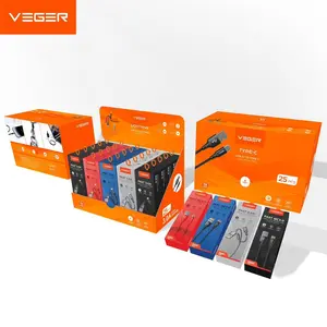 VEGER Kabel data V-190 Micro/V-200 Type-c/V-210 Lightning (Per pcs/eceran) Data Cable