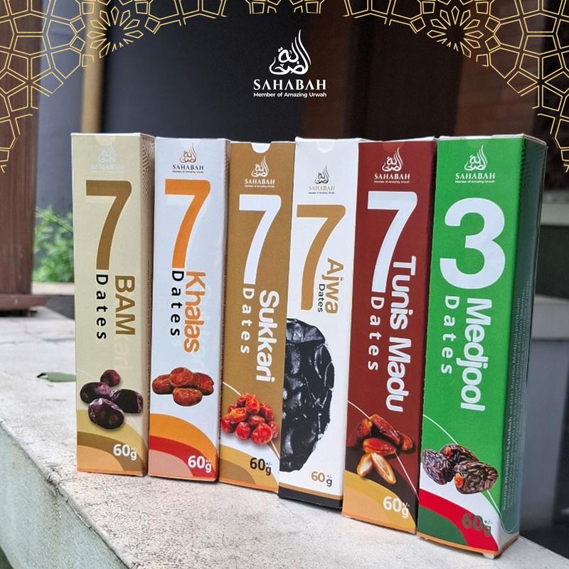 Kurma Sukari 7 Butir Premium Asli Kurma Nabi Madinah Ajwa Sukari Medjol Manis Lembut Oleh Oleh Haji dan Umroh 6