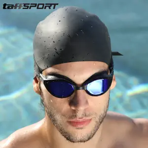 BEST-4 TaffSPORT Topi Renang Silicone Penutup Kepala Swim Cap - SX01