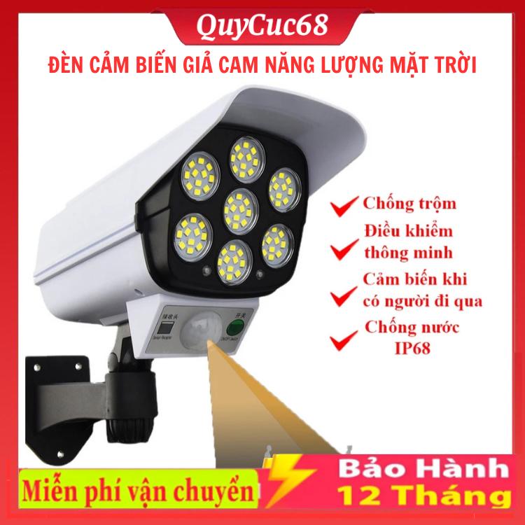 Đèn Led Giả Camera Năng Lượng Mặt Trời Giả Camera Chống Trộm- Chống Nước -Có…