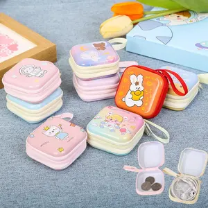 Dompet Kabel Headset Koin Aksesoris Handsfree Aesthetic Tas Penyimpanan Kecil Wanita - Kartu
