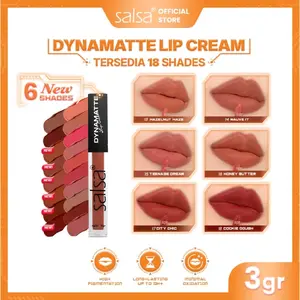 SALSA Dynamatte Lip Cream Matte Lip Cream Warna Intense dan Tahan Lama Matte Finish Ringan Kissproof Bibir