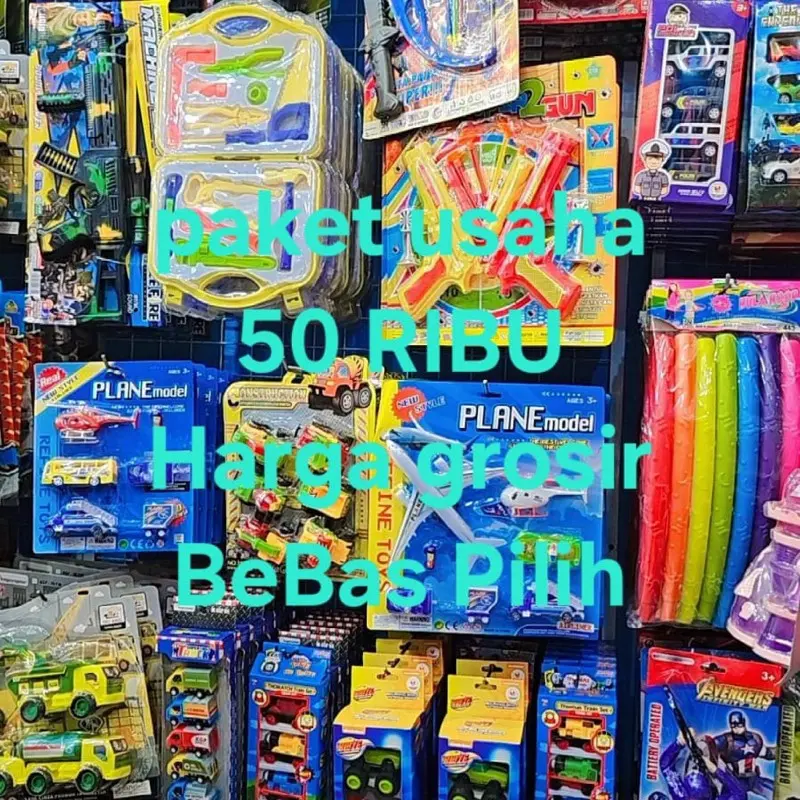PAKET (50R) MAINAN ANAKBEBAS PILIH HARGA 50 RIBU DAPET 5 PILHAN MAINAN ANAK ANAK DOLL-TOYS