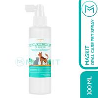 Gambar Obat Semprot Gigi Kucing & Anjing Pembersih Gigi Anti Plak - Radang Tenggorokan - Radang Gusi - Pet Oral Care - Maskit dari Maskit Store Kota Depok 2 Tokopedia